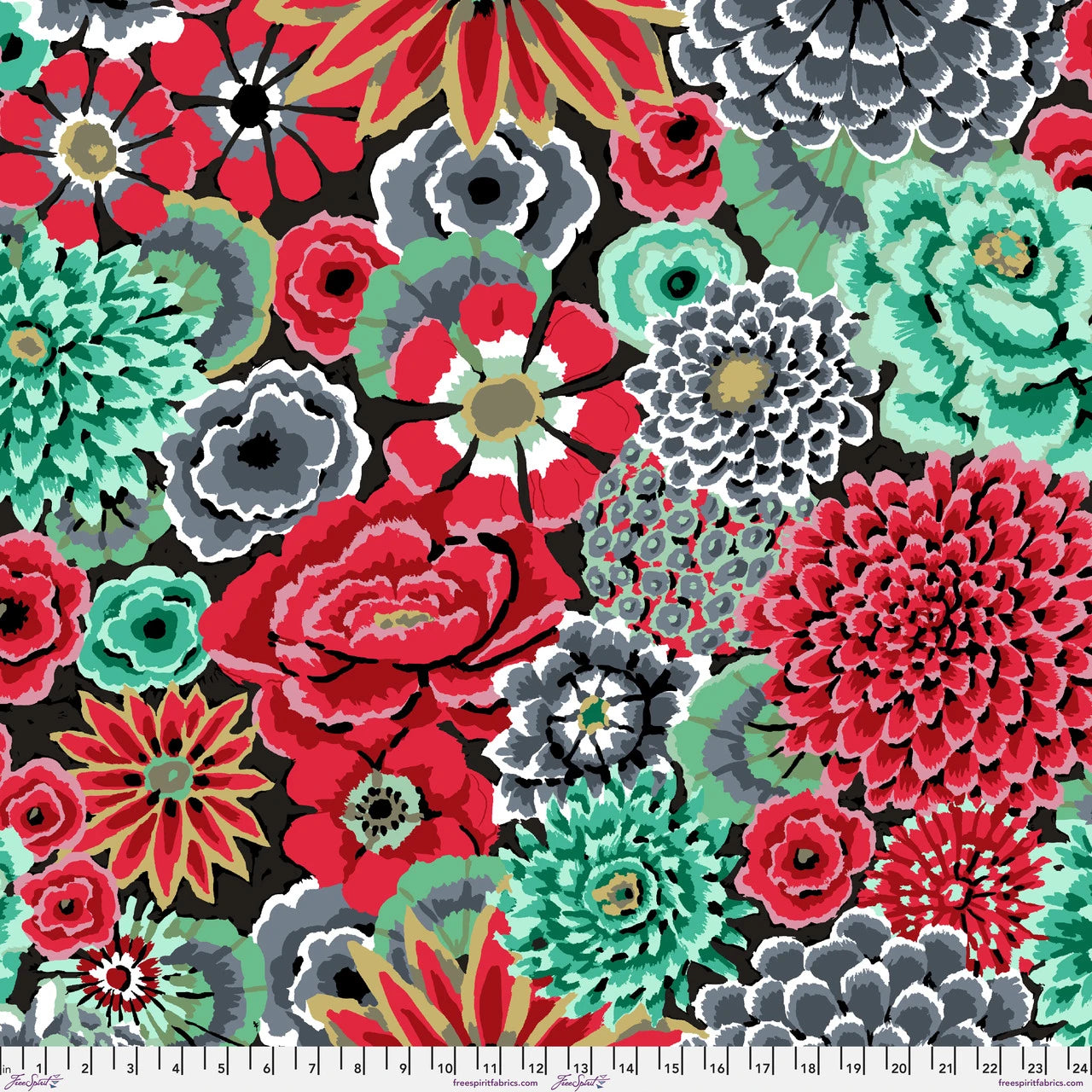 Backing Fabric - Enchanted in Contrast - Kaffe Fassett Collective