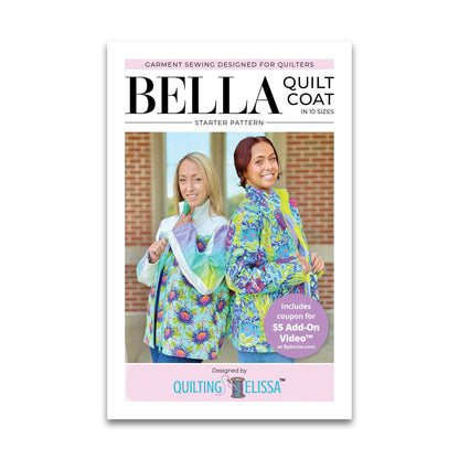 Bella Quilt Coat - Patterns by Annie - Paper Pattern - QE101