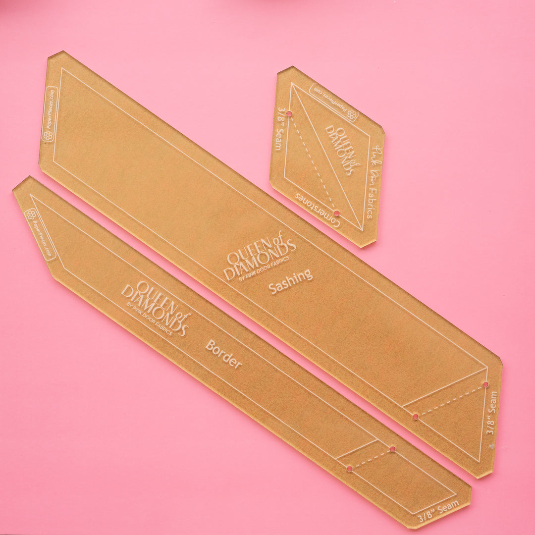 Queen of Diamonds - Lattice Acrylic Template Set
