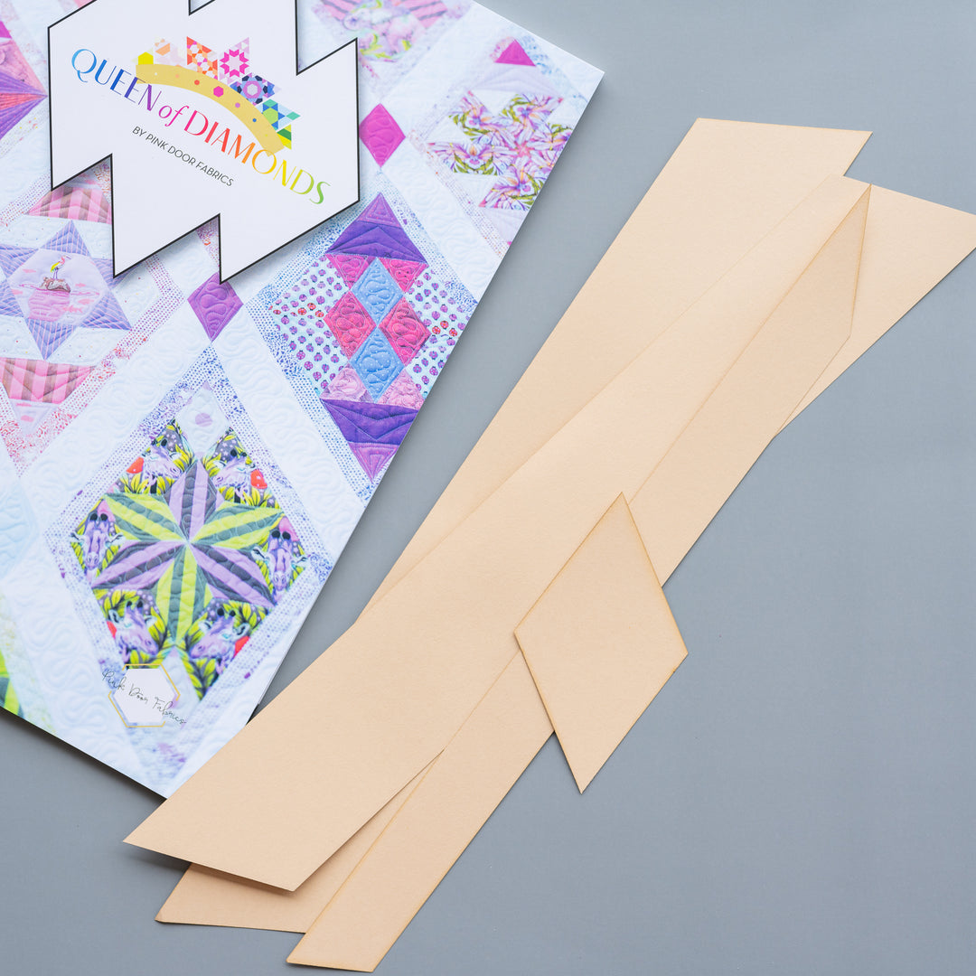 Queen of Diamonds - Lattice Paper Piece Set