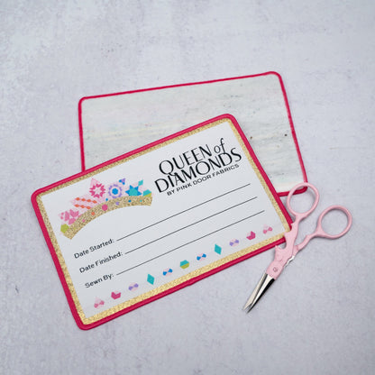 Queen of Diamonds - Woven Quilt Label