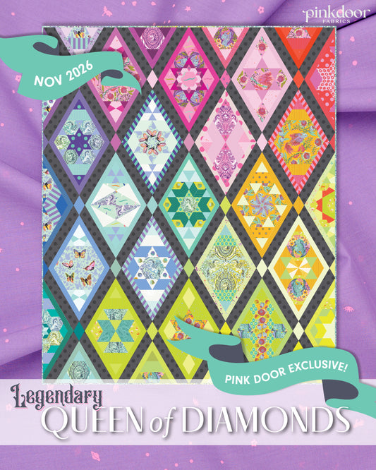 Queen of Diamonds - Legendary - Quilt Kit - Fabric Only (Preorder)