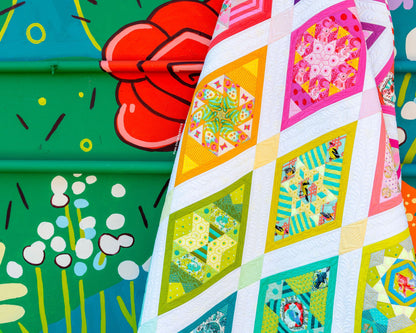 Limited Edition Queen of Diamonds Quilt Kit (Tula Pink) - Fabric Only