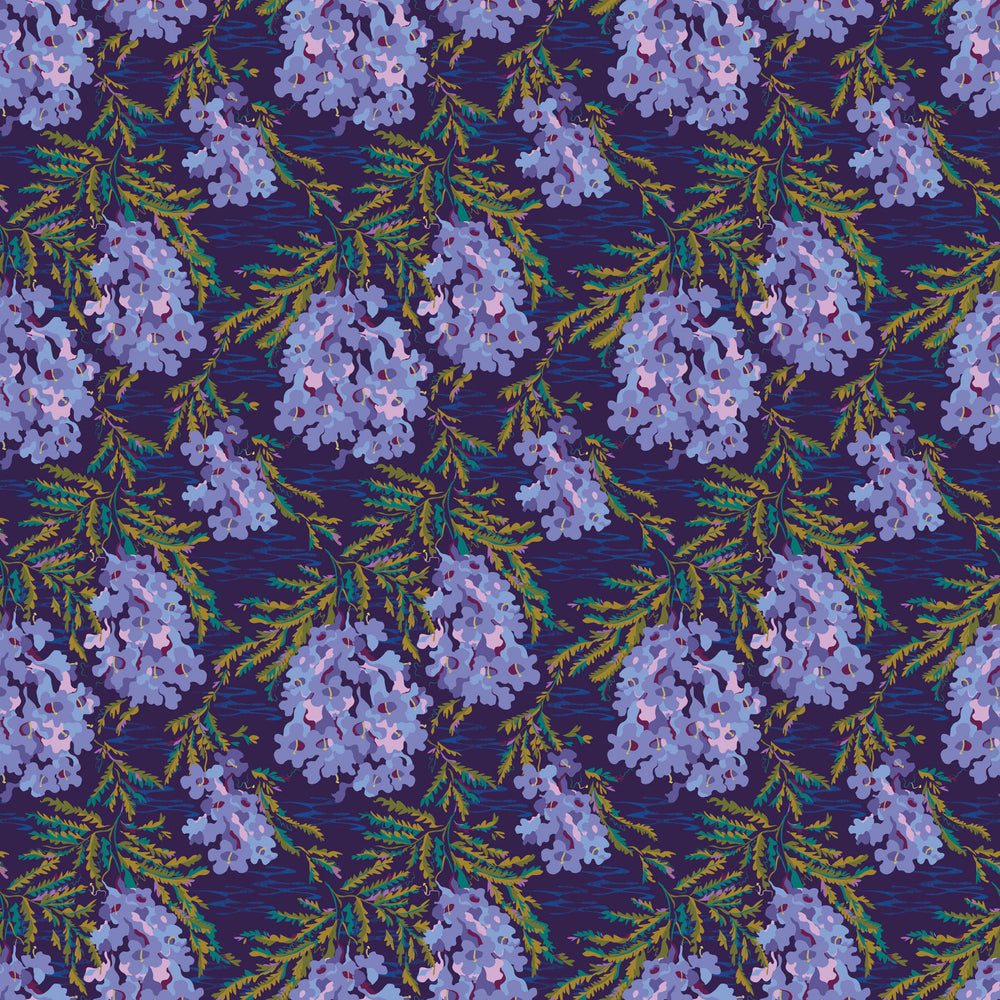 Wandering Eye - Rayon - Jacaranda in Cool - Kathy Doughty - R91067-49