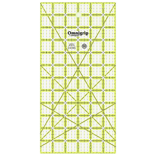 Omnigrip - 6" x 12" Ruler - RN12