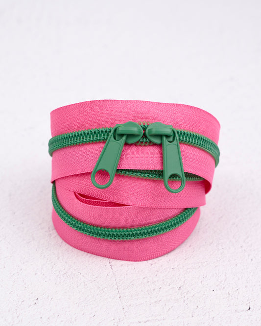 40" Handbag Zipper - Dragonfruit - Renaissance Ribbons