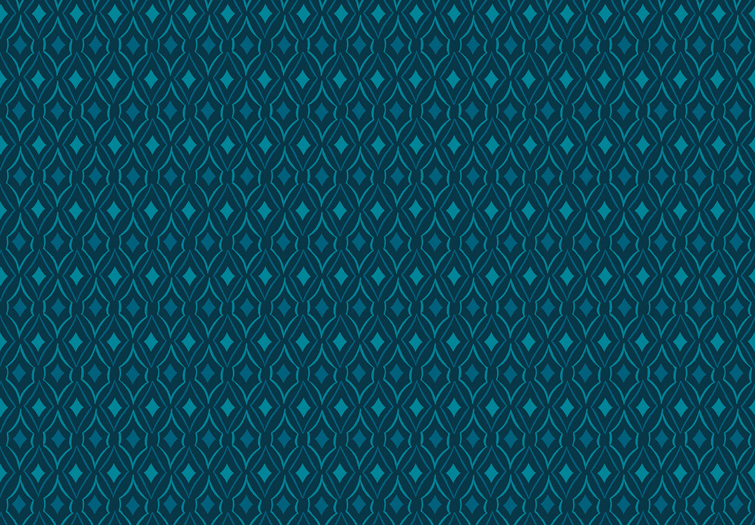 Flowerland - Diamonds in Peacock - RS0070 14 - Half Yard