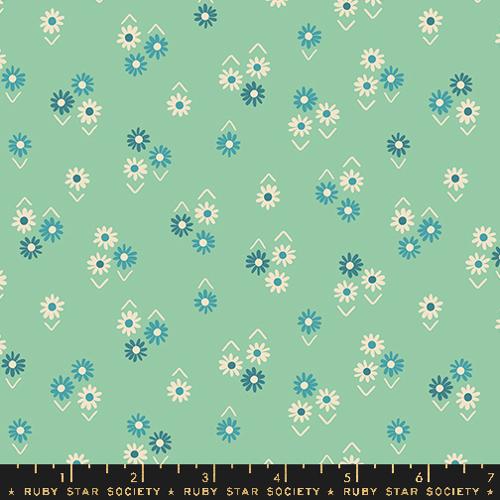 PREORDER - Juicy - Baby Flowers in Moss - Melody Miller - RS0092 15 - Half YardPREORDER - Juicy - Baby Flowers in Moss - Melody Miller - RS0092 15 - Half Yard