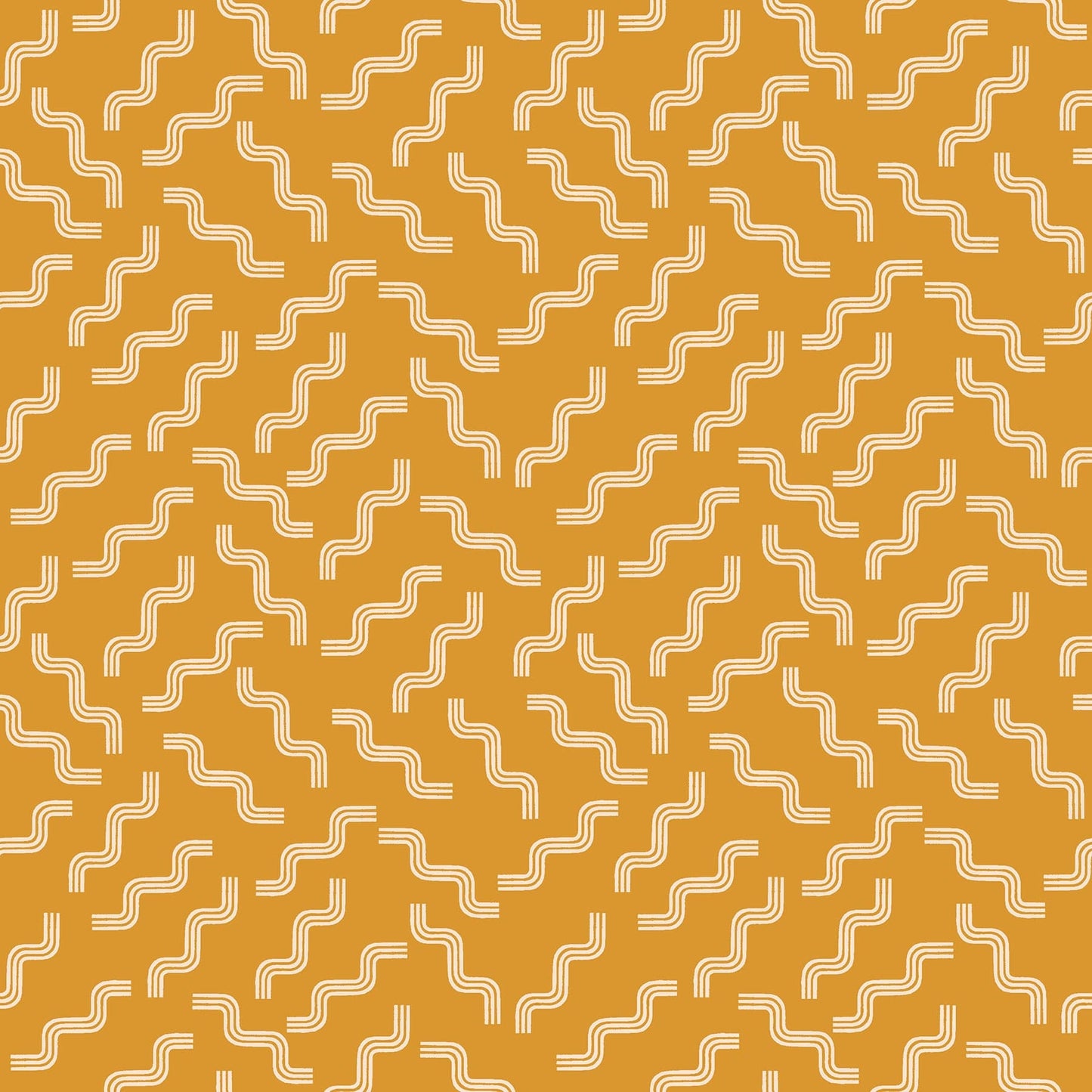 Cotton quilting fabric pattern called 'Bacon or Pasta in Cactus'. Part of the 'Linear' fabric collection. Designed by Rashida Coleman Hale for fabric company Moda Fabrics. SKU: RS1052 13. 44-45 inch width.