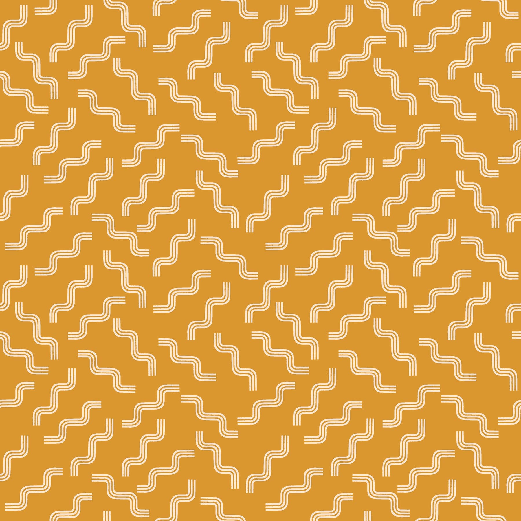 Cotton quilting fabric pattern called 'Bacon or Pasta in Cactus'. Part of the 'Linear' fabric collection. Designed by Rashida Coleman Hale for fabric company Moda Fabrics. SKU: RS1052 13. 44-45 inch width.