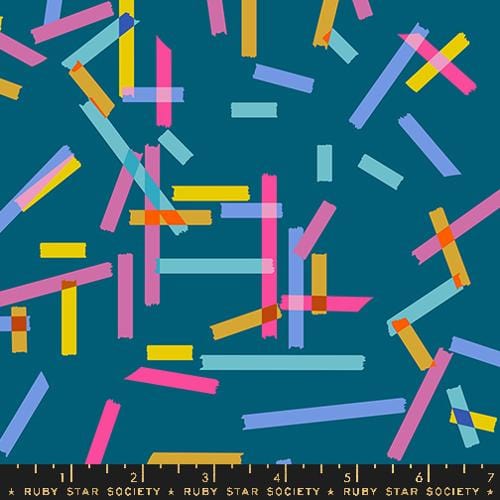 Washi Plus - Teal - Rashida Coleman Hale - RS1090 14 - Half Yard