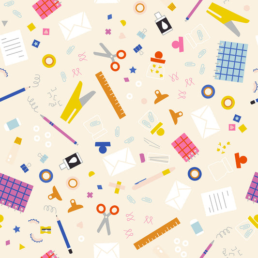 Salutations - Natural - Rashida Coleman Hale - RS1091 11 - Half Yard