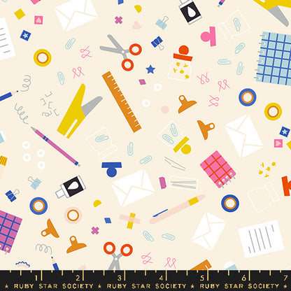 Salutations - Natural - Rashida Coleman Hale - RS1091 11 - Half Yard