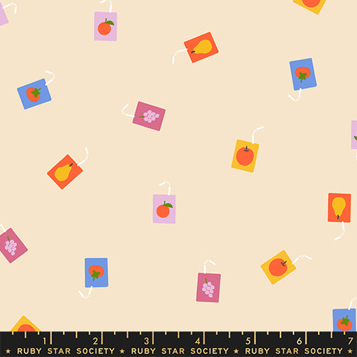 Joosie Joose in Shell quilting fabric, part of the Persimmon fabric collection by Rashida Coleman Hale (SKU: RS1122 11)