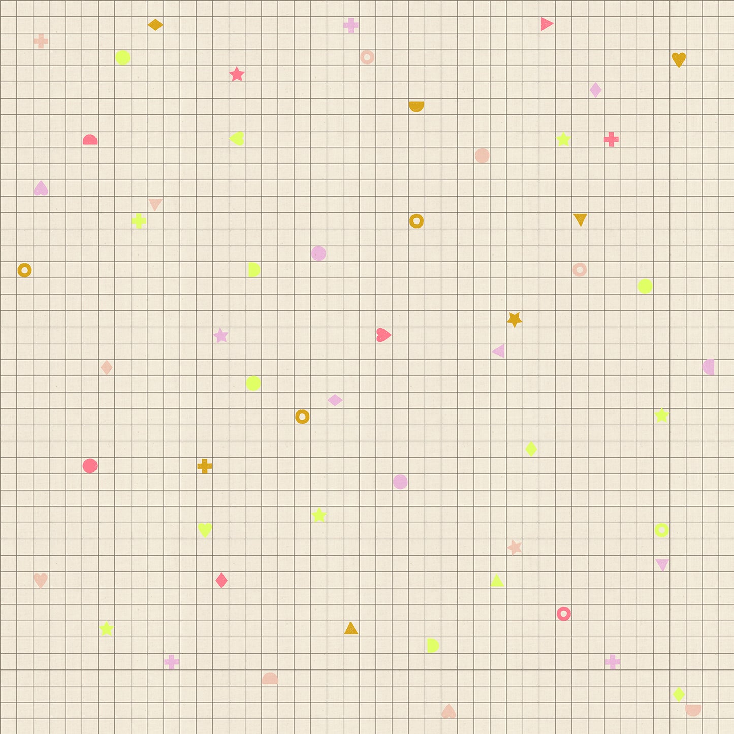 Power Grid in Natural quilting fabric, part of the Lofi Linens fabric collection by Rashida Coleman Hale (SKU: RS1135 11CL)