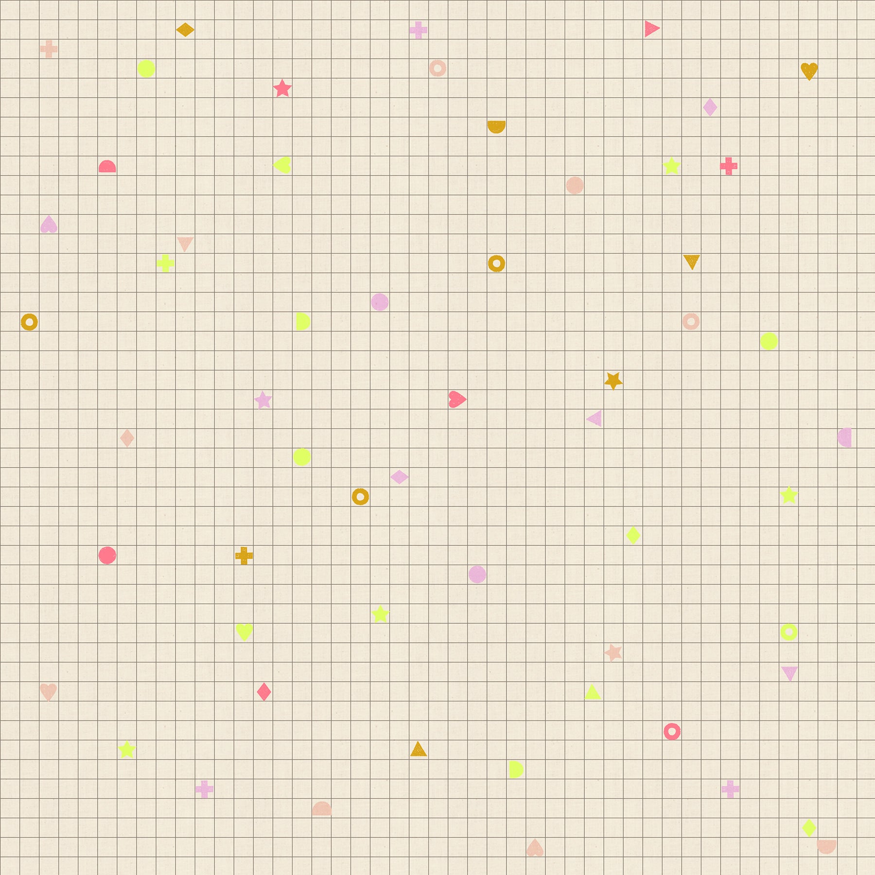 Power Grid in Natural quilting fabric, part of the Lofi Linens fabric collection by Rashida Coleman Hale (SKU: RS1135 11CL)