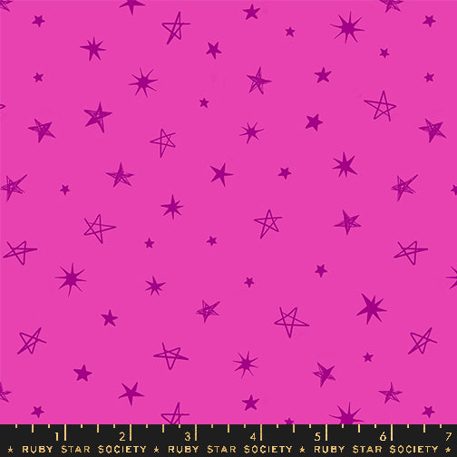 PREORDER - Teddy And The Bears - Rockstar in Light Berry - Sarah Watts - RS2106 19 - Half Yard