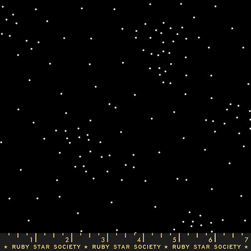 Sugar Blenders in Black quilting fabric, part of the Ink Shop fabric collection by Sarah Watts (SKU: RS2141 22)