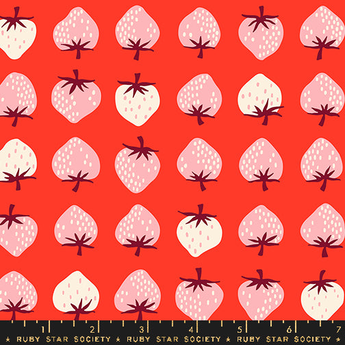 PREORDER - Strawberry - Strawberry in Lollipop - Kimberly Kight - RS3084 18 - Half Yard