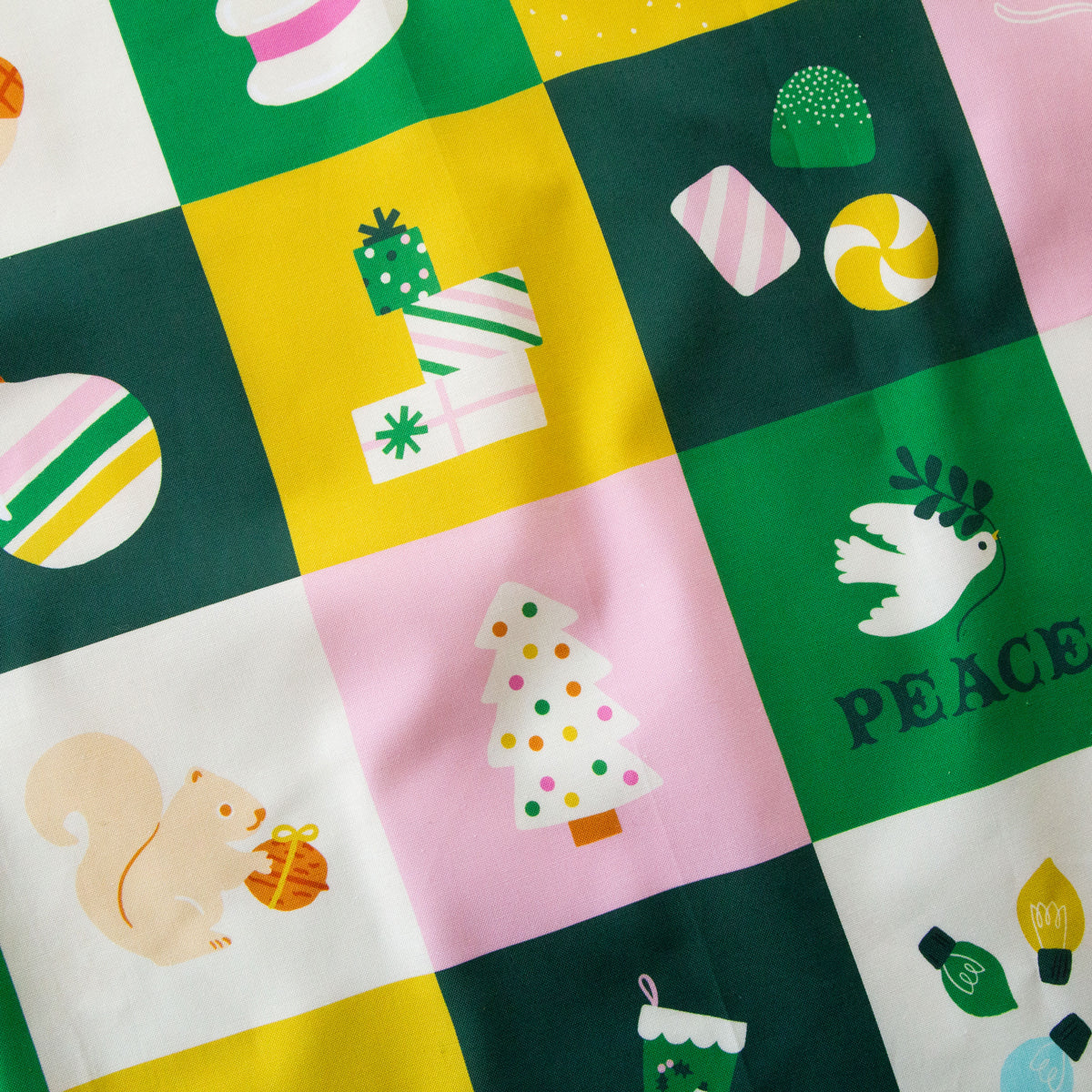 Merry Happy - Merry Happy Panel in Verdant - by Ruby Star Society