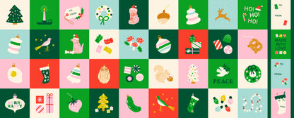 Merry Happy - Merry Happy Panel in Lollipop - by Ruby Star Society