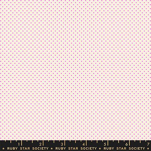 Mini Dot in Neon Pink - Mystic Fable by Alexia Abegg - Half Yard