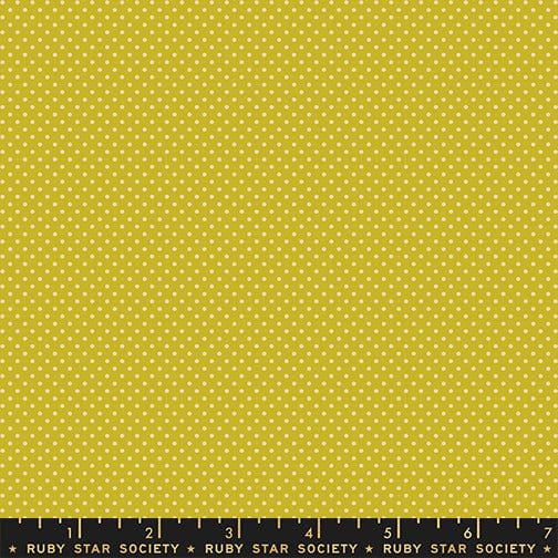Mini Dot in Pistachio quilting fabric, part of the Mystic Fable fabric collection by Alexia Abegg (SKU: RS4102 26)
