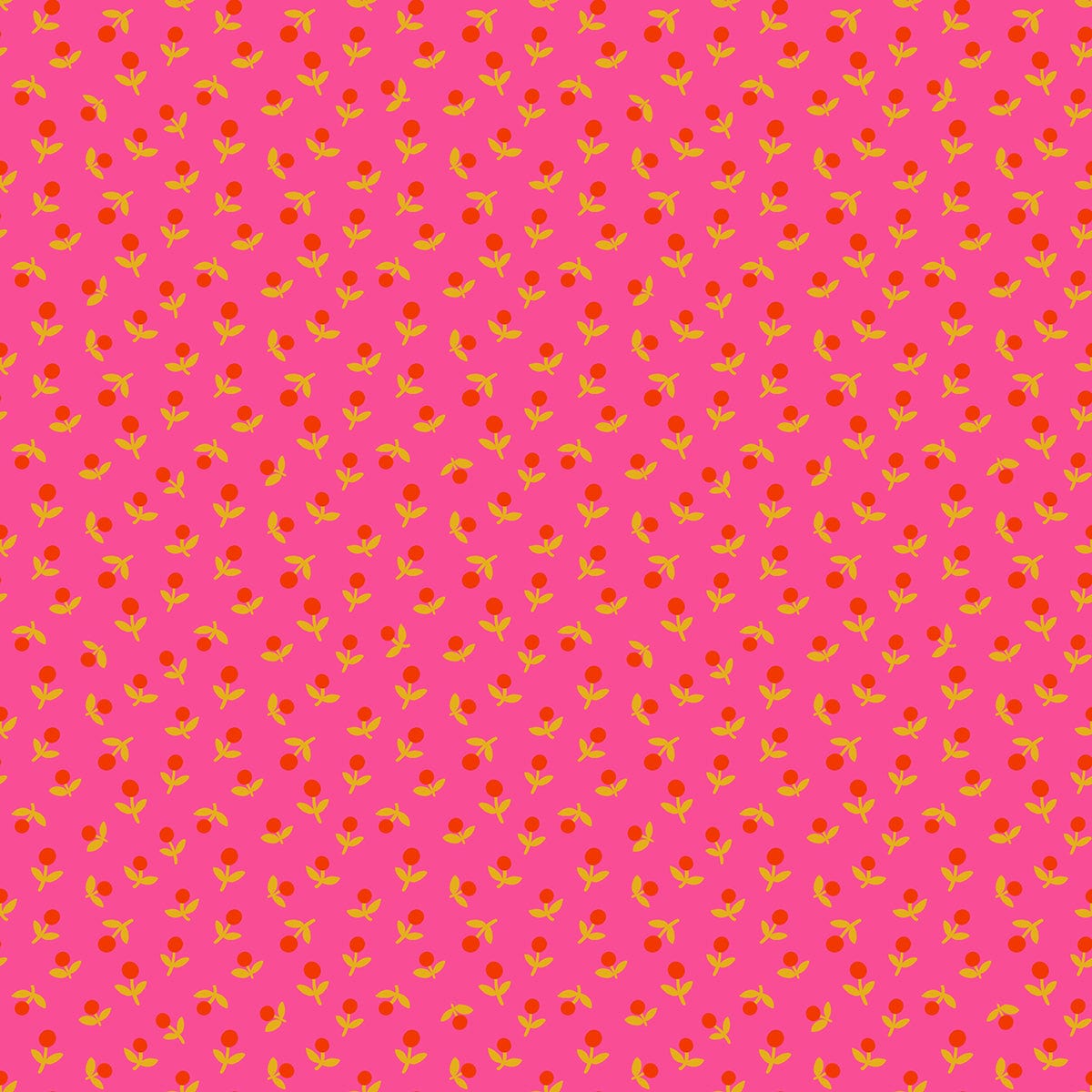 A closeup shot of the quilting fabric pattern called Sprout, designed by Alexia Abegg for Ruby Star Society, in the playful colorway. The SKU is RS4103 17.