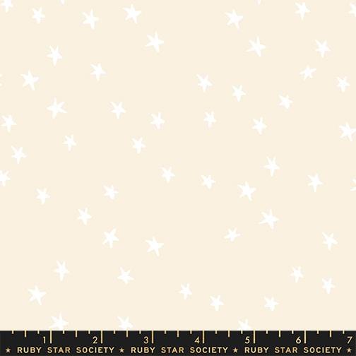 Starry in White on Natural by Alexia Abegg, Half Yardage (Preorder)