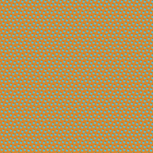 A closeup shot of the quilting fabric pattern called Apples, designed by Alexia Abegg for Ruby Star Society, in the caramel colorway. The SKU is RS4134 15.