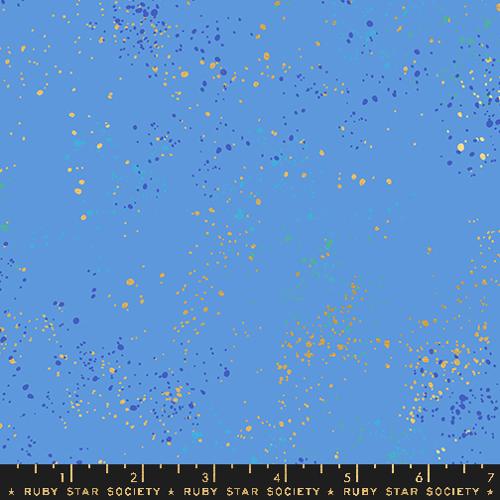 PREORDER - Speckled Metallic - Lindley Blue - Ruby Star Society - RS5027 127M - Half Yard