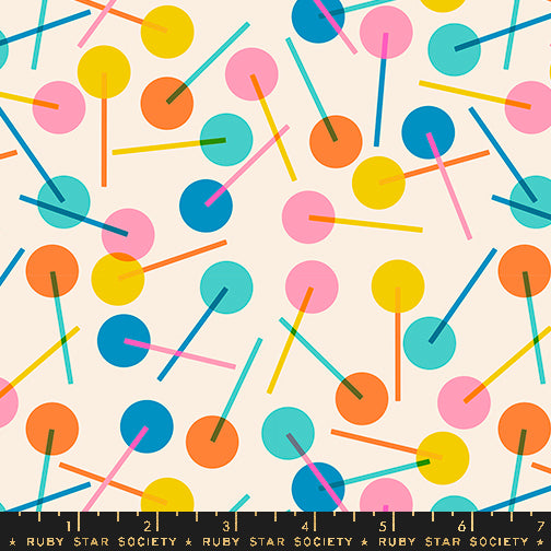 PREORDER - Eye Candy - Lollies in Natural - Ruby Star Society - RS5157 13 - Half Yard