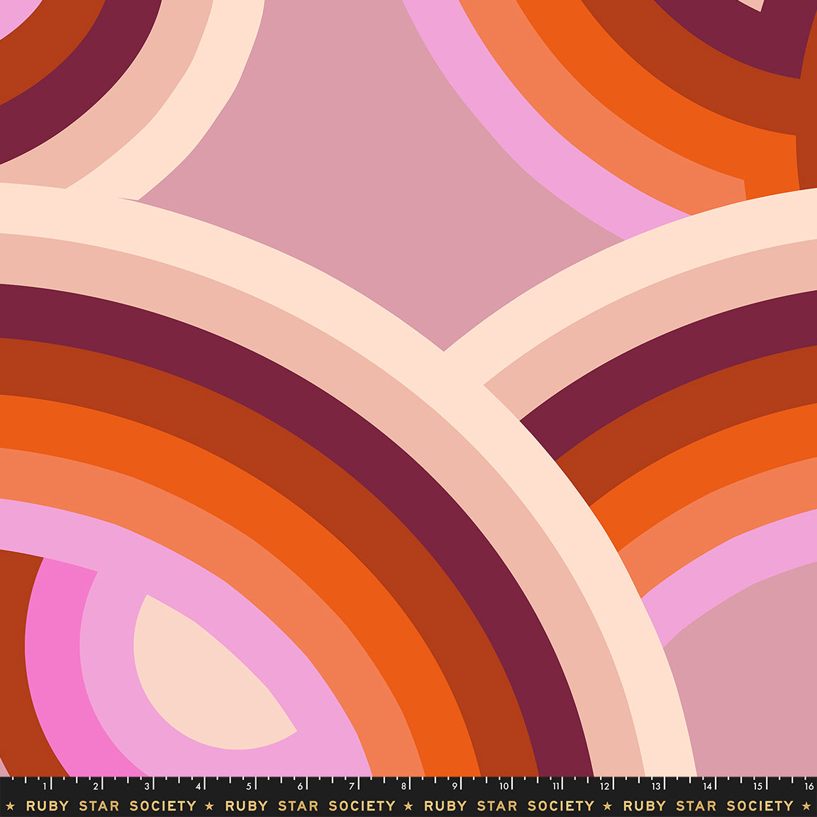 Daydream Rayon in Plum fabric, part of the Poolside too fabric collection by Ruby Star Society (SKU: RS5205 14R)