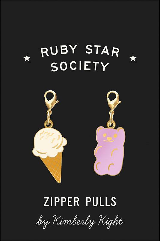 Ruby Star Society - Kimberly Kight Zipper Pulls - Set of 2 - RS7053