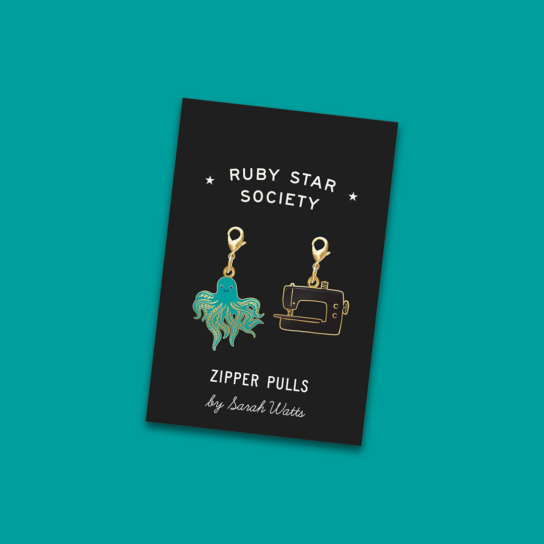 Ruby Star Society - Sarah Watts Zipper Pulls - Set of 2 - RS7055