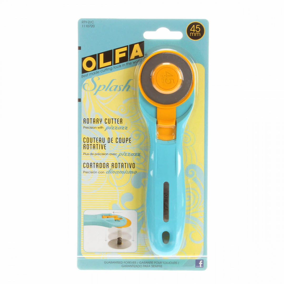 Olfa - Splash Rotary Cutter 45mm - Aqua