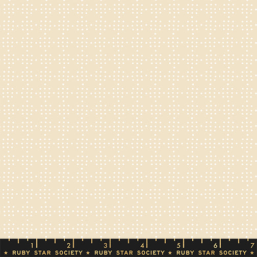 Peg Board in Parchment quilting fabric, part of the Paper Cuts 2 fabric collection by Rashida Coleman Hale (SKU: RS1113 11)