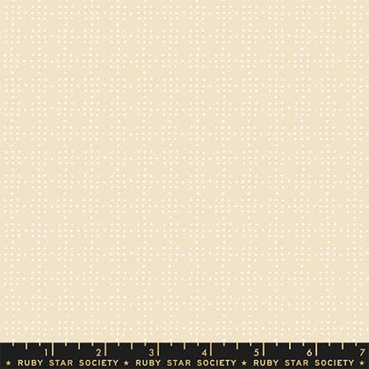 Peg Board in Parchment quilting fabric, part of the Paper Cuts 2 fabric collection by Rashida Coleman Hale (SKU: RS1113 11)