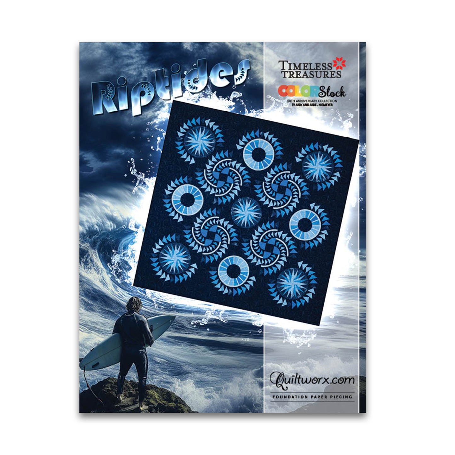 Riptides Quilt Pattern - Quiltworx - JNQ00275P13