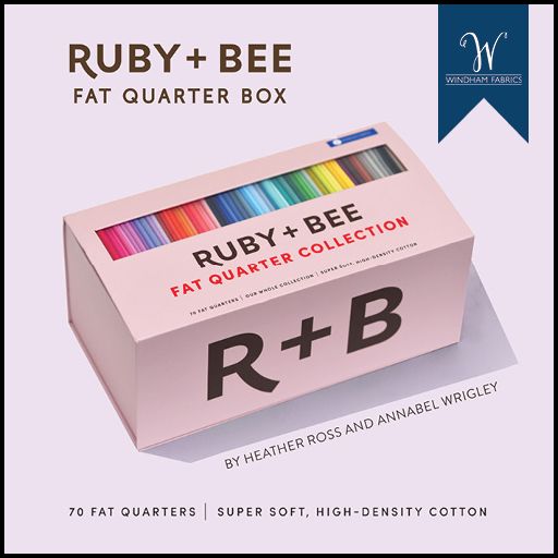 Ruby and Bee Solids - Fat Quarter Box - RUBYBOX-X