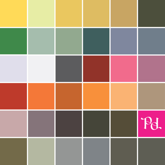 Ruby and Bee Solids - 35 pc Half Yard Bundle - NEW SOLIDS! - Windham Fabrics - 51583-HYNEW35