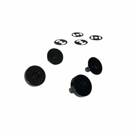 Sassafras Lane - 3/4" Magnetic Snaps - Black