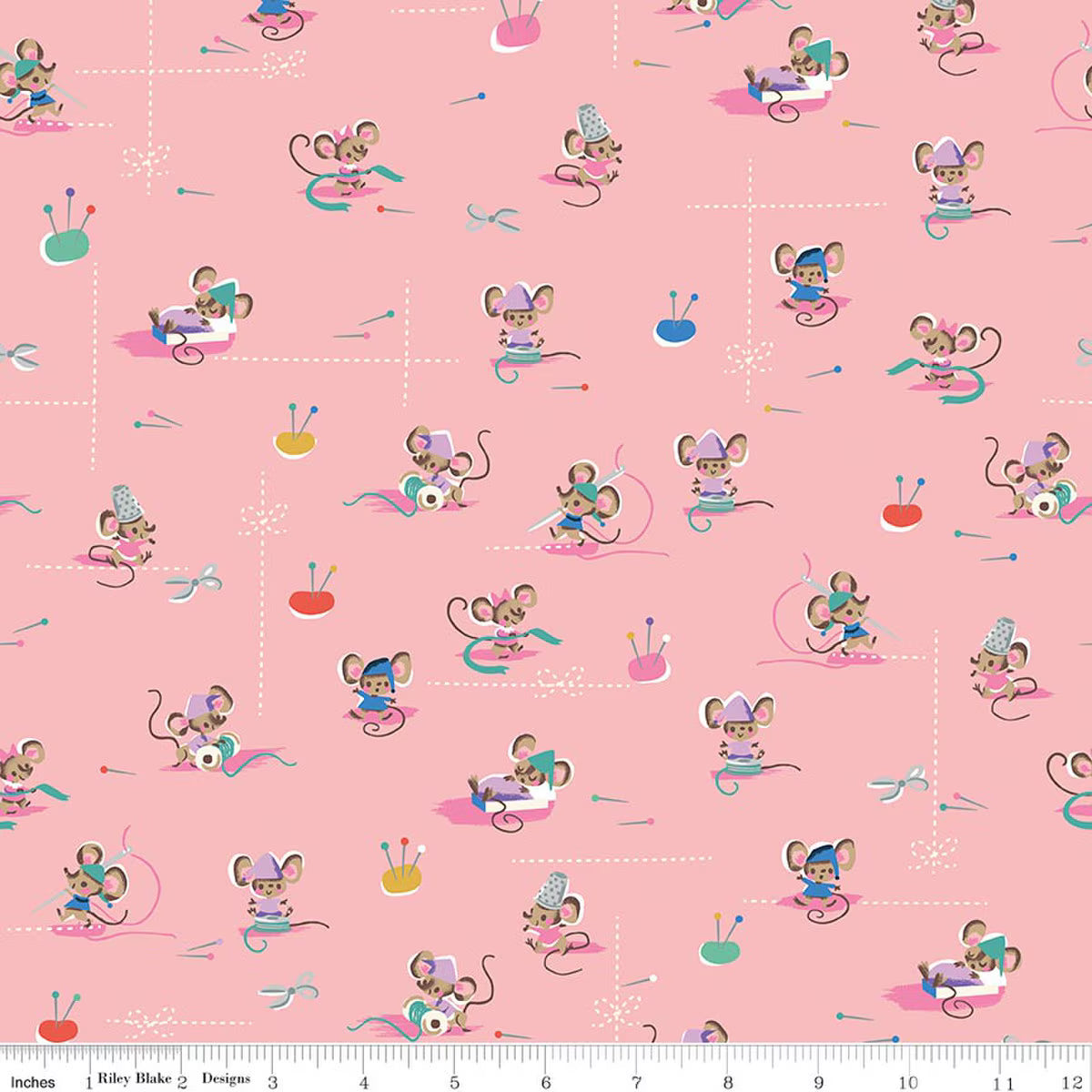Workers Petunia Sparkle quilting fabric, part of the Wishes fabric collection by Jill Howarth (SKU: SC18073-PETUNIA)
