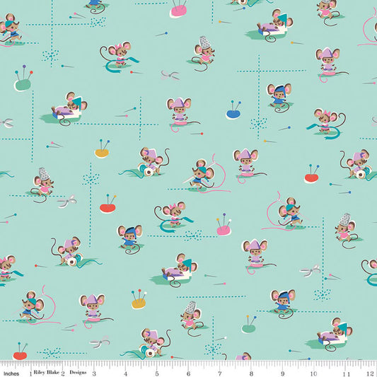 Workers Songbird Sparkle quilting fabric, part of the Wishes fabric collection by Jill Howarth (SKU: SC18073-SONGBIRD)