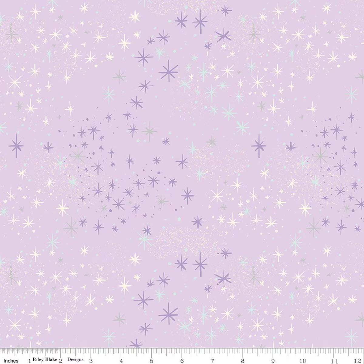 Magic Vanity Sparkle quilting fabric, part of the Wishes fabric collection by Jill Howarth (SKU: SC18076-VANITY)
