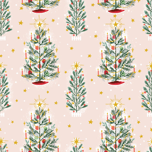 Carol - Honour Christmas in Ballerina Sparkle - Jill Howarth - SC19052-IVORY - Half Yard (Preorder)