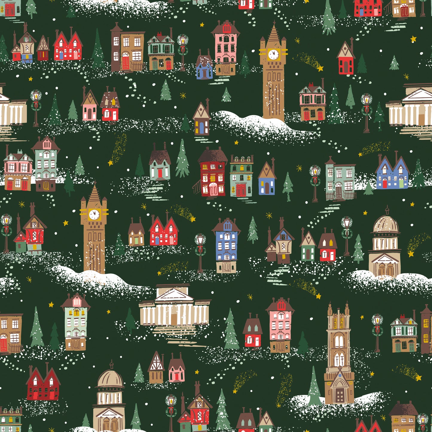 Carol - London in Woodland Sparkle - Jill Howarth - SC19053-WOODLAND - Half Yard (Preorder)