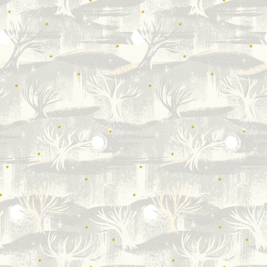 Carol - The End in Ivory Sparkle - Jill Howarth - SC19054-IVORY - Half Yard (Preorder)
