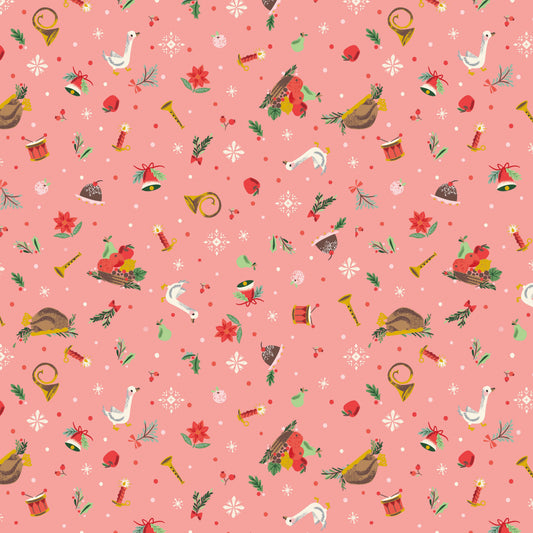 Carol - Wonderful Pudding in Grapefruit Sparkle - Jill Howarth - SC19057-GRAPEFRUIT - Half Yard (Preorder)