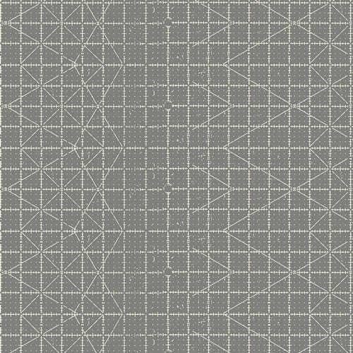 Cotton quilting fabric pattern called 'Get It Straight in Charcoal'. Part of the 'Sew Obsessed' fabric collection. Designed by AGF Studio for fabric company Art Gallery Fabrics. SKU: SEW24907. 44-45 inch width.